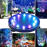 Foto 12LED Aquarium Bubble Light, Buntes Aquarium Luft Stein Lichtpumpe Luftblase Stein Lampe Fish Tank Bubble, bester Preis 13,50 €, Bestseller 2024