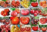 Photo Mixed Seeds! 30 Giant Tomato Seeds, Mix of 19 Varieties, Heirloom Non-GMO, Brandywine Black, Red, Yellow & Pink, Mr. Stripey, Old German, Black Krim, from USA, best price $5.69 ($0.19 / Count), bestseller 2024