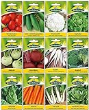 Foto 12 Sorten | Gemüsesamen Sortiment | für Anfänger geeignet | robuste Mischung, bester Preis 12,95 € (1,08 € / stück), Bestseller 2024