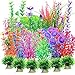 30 Stück Aquarium-Pflanzen, künstliche Wasserpflanzen, Aquarien plastikpflanzen, gefälschte Wasserpflanzen Aquarium Dekoration, Mischfarbe Kunstpflanzen Aquariumdekor neu 2024