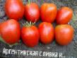 Tomatoes  Argentinskaya slivka krasnaya  grade Photo
