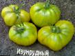 Ντομάτες ποικιλίες Izumrudnyjj  φωτογραφία και χαρακτηριστικά